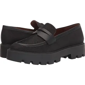 Balin2 Black Fabric Franco Sarto Loafer Flats