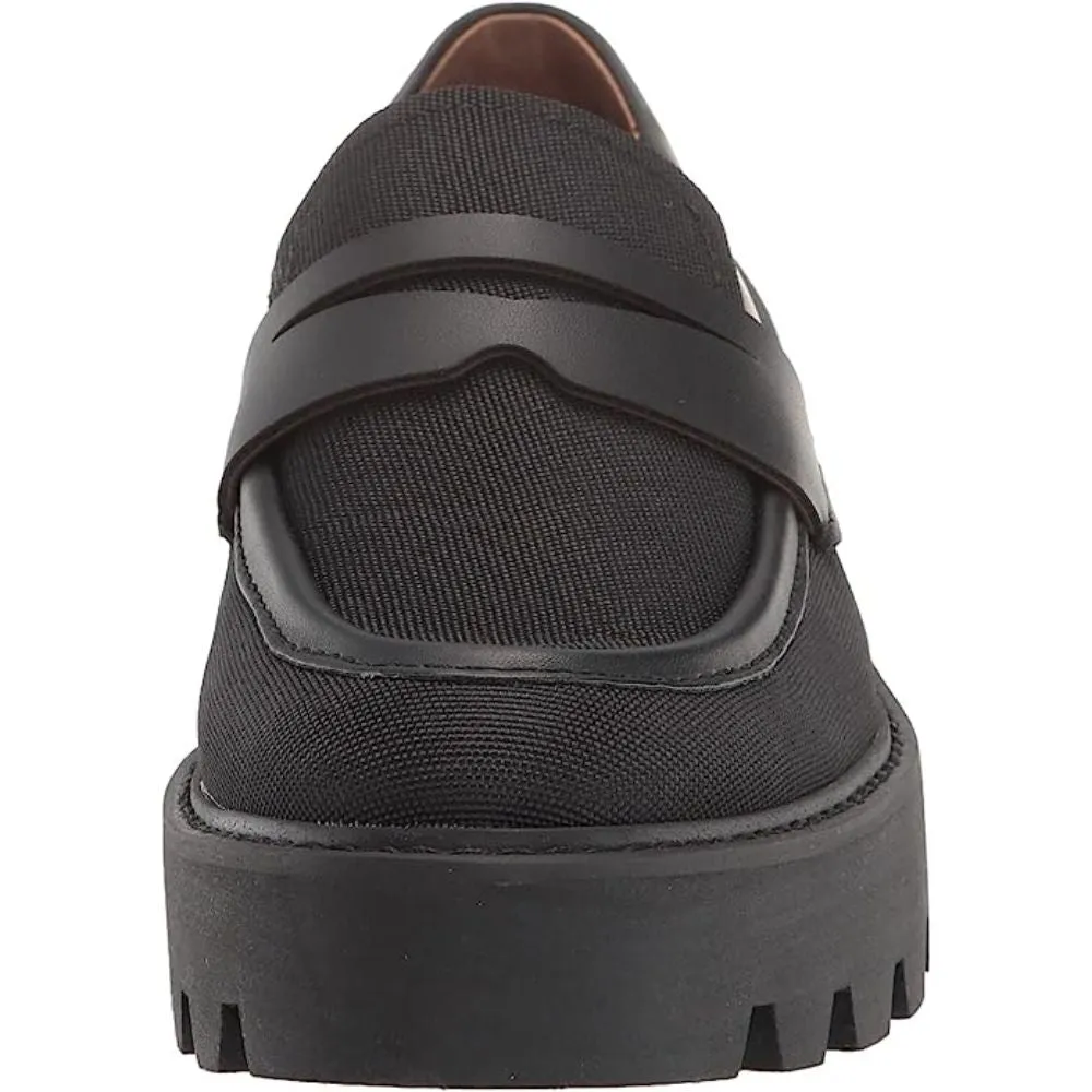 Balin2 Black Fabric Franco Sarto Loafer Flats