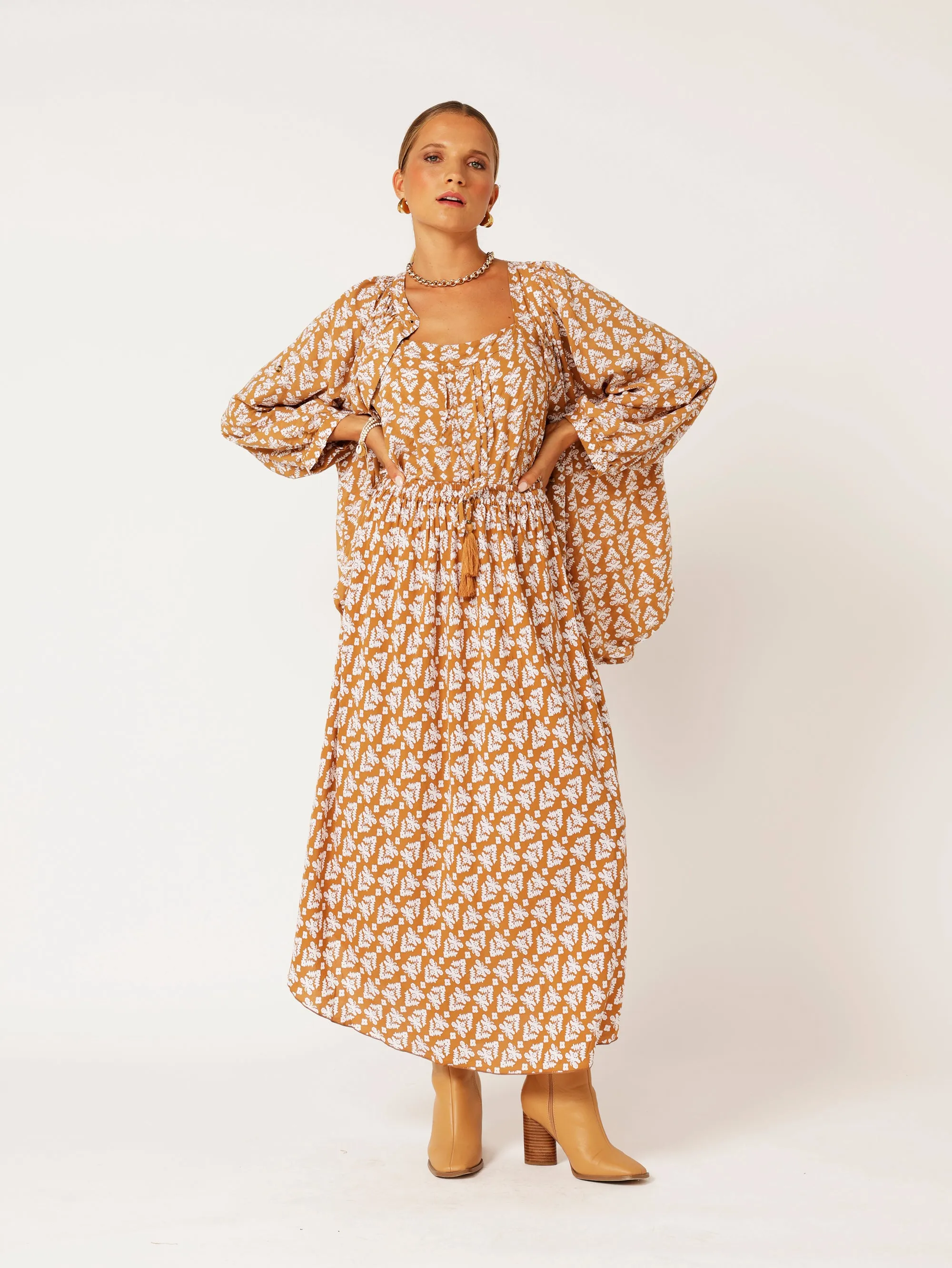 Beatrix Blouse | Aztec Cinnamon