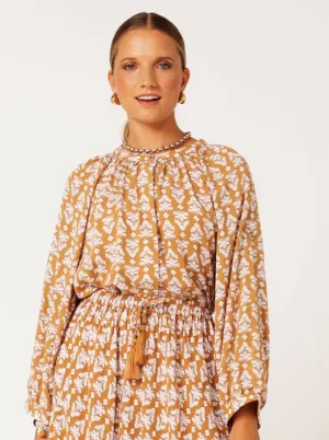 Beatrix Blouse | Aztec Cinnamon