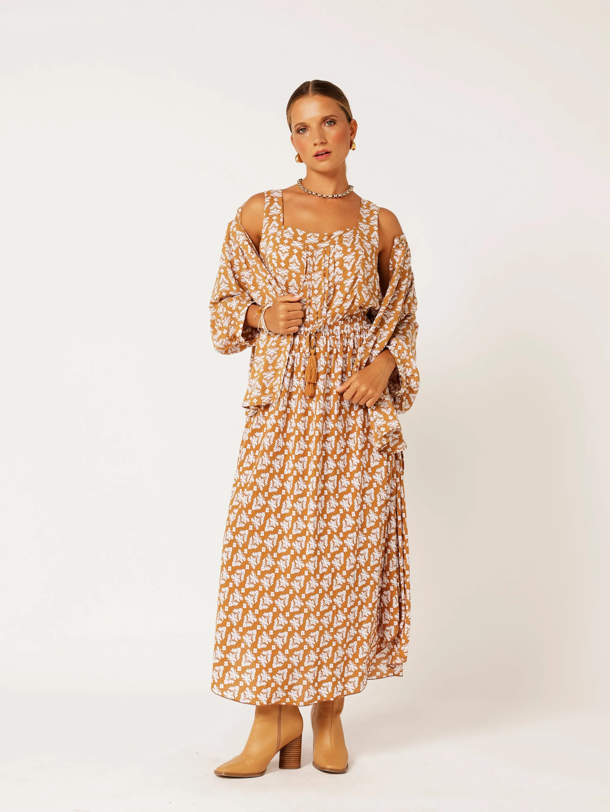 Beatrix Blouse | Aztec Cinnamon