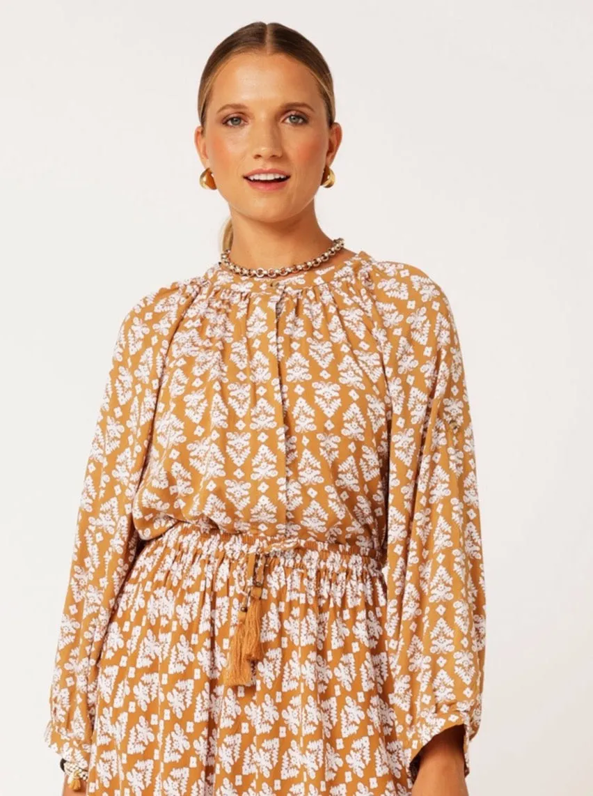 Beatrix Blouse | Aztec Cinnamon