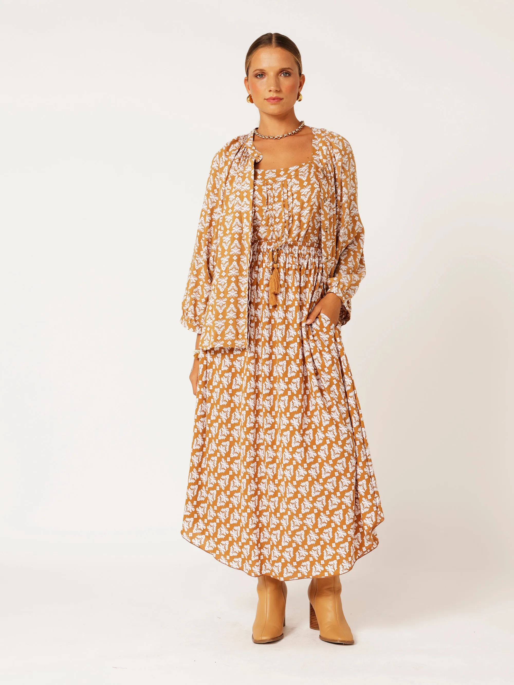 Beatrix Blouse | Aztec Cinnamon