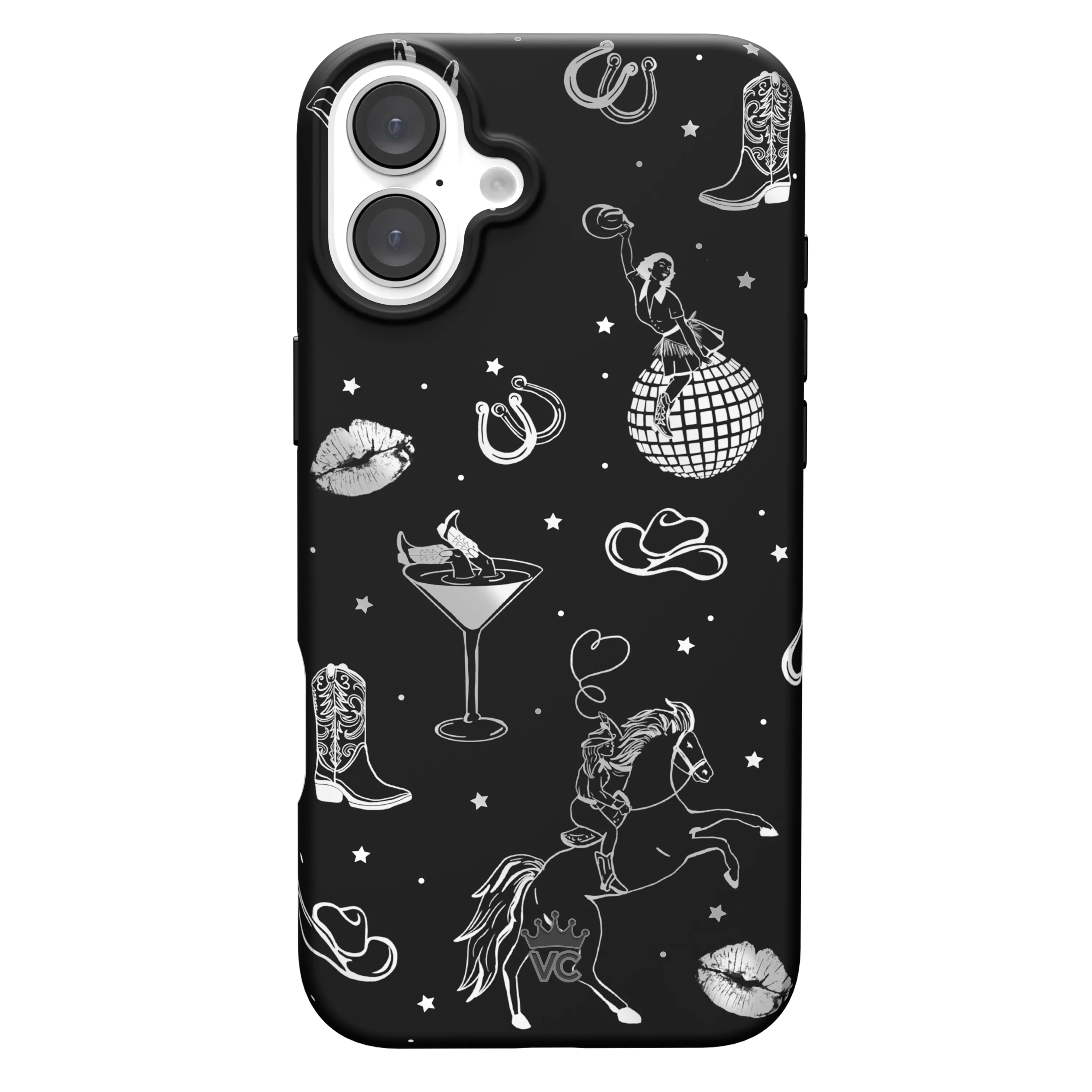 Disco Cowgirl iPhone Case