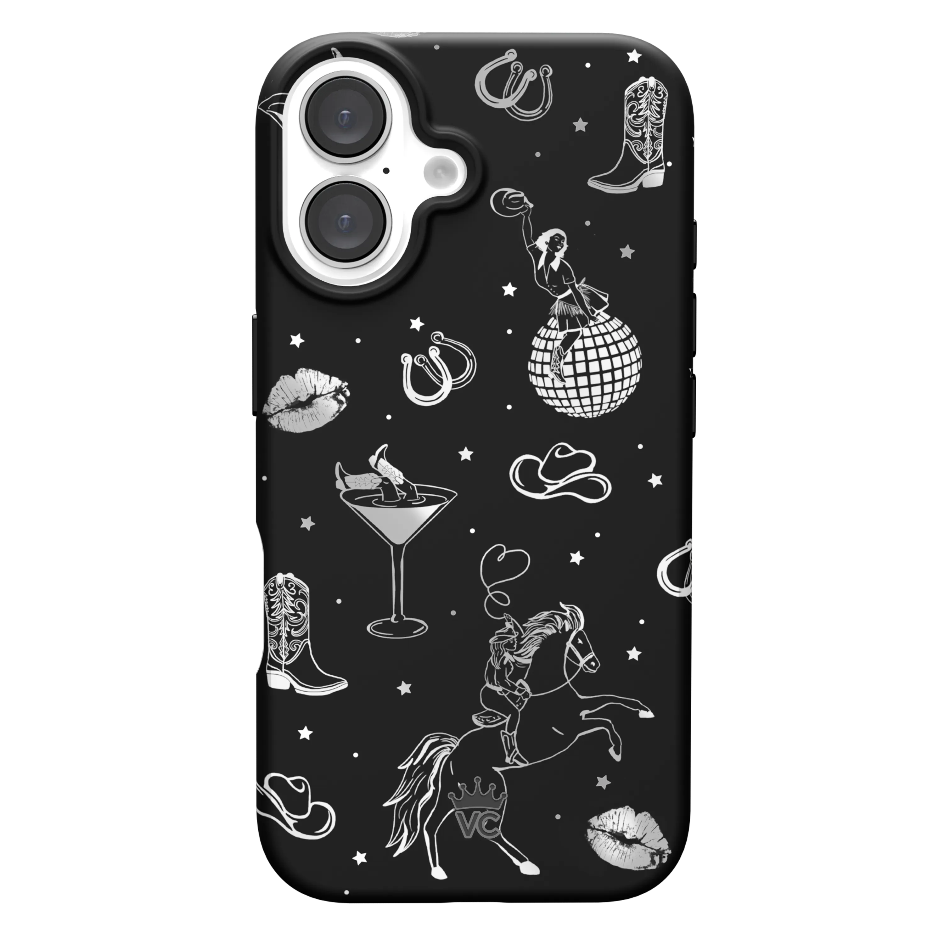 Disco Cowgirl iPhone Case