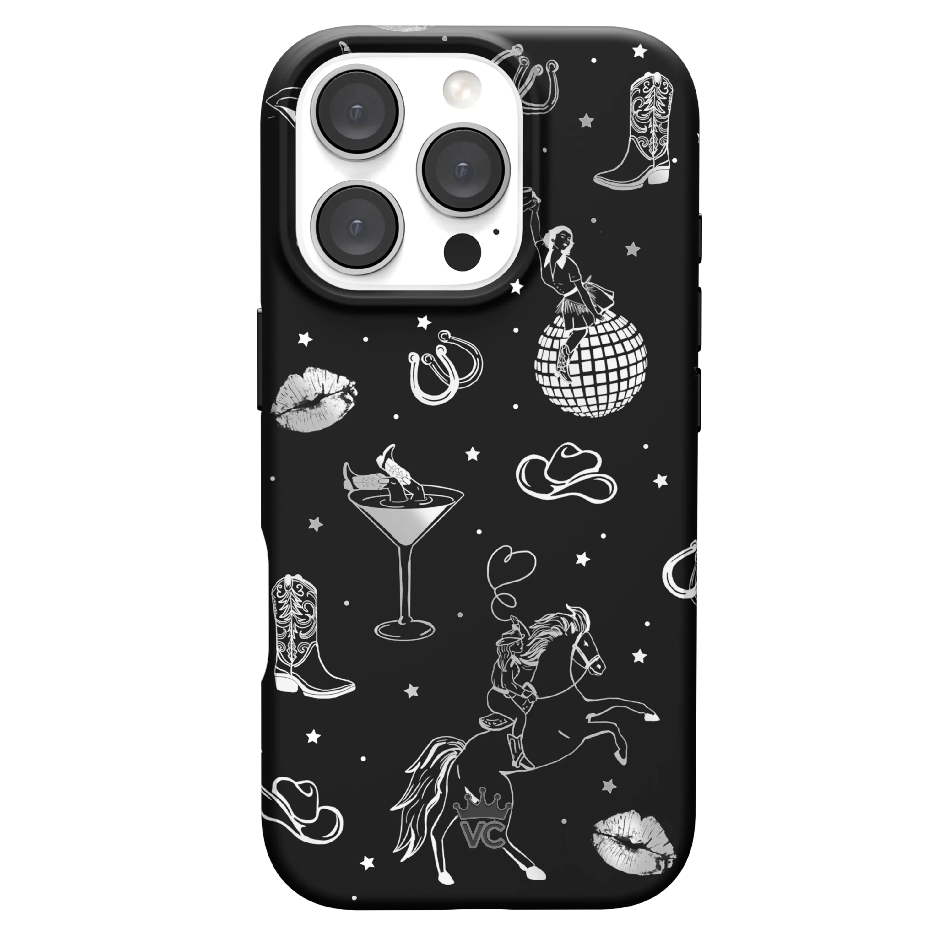 Disco Cowgirl iPhone Case