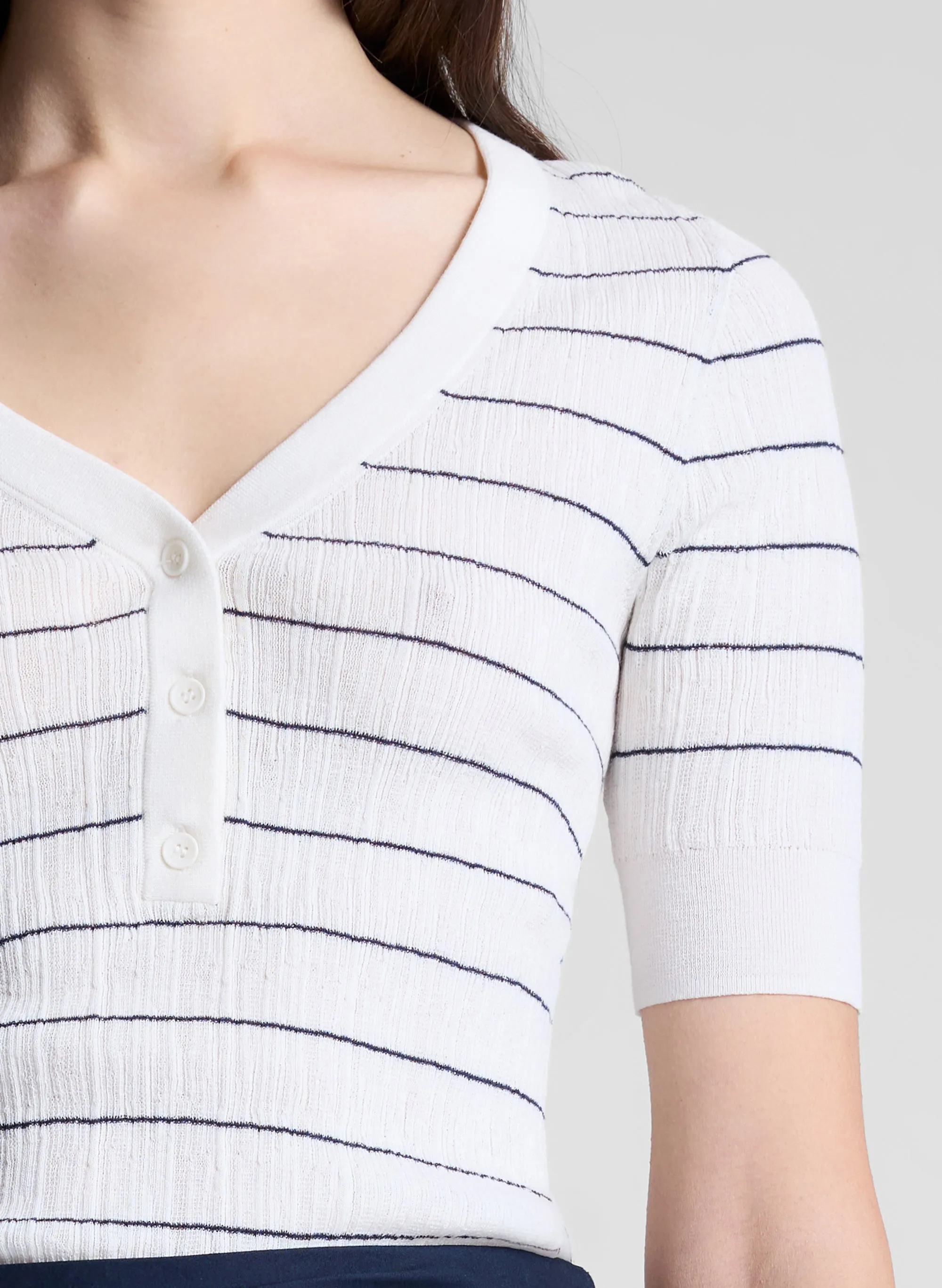 Francis Fine Cotton Knit Top