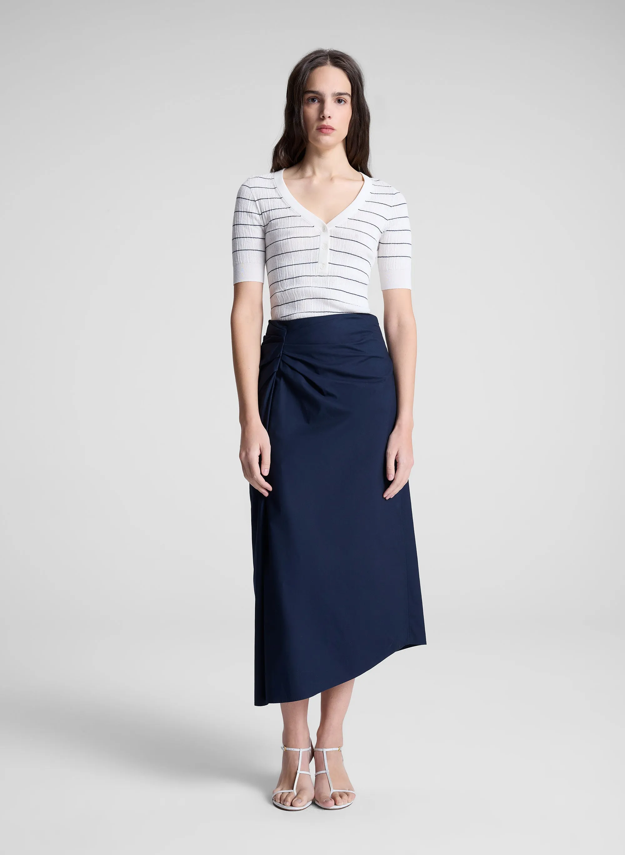 Francis Fine Cotton Knit Top