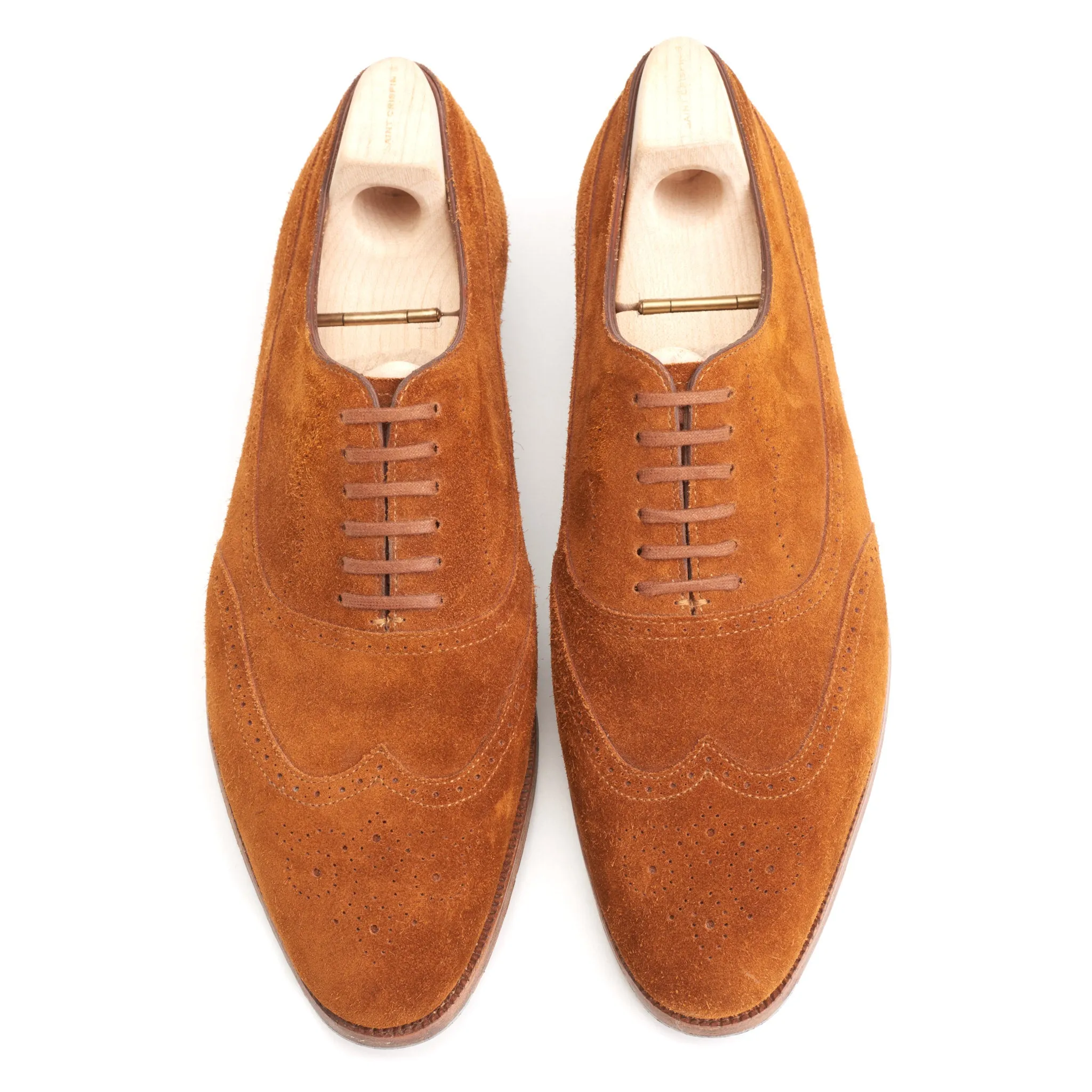 JOHN LOBB By REQUEST "Cavendish" Suede Oxford Shoes UK 6E US 7 Last 7000