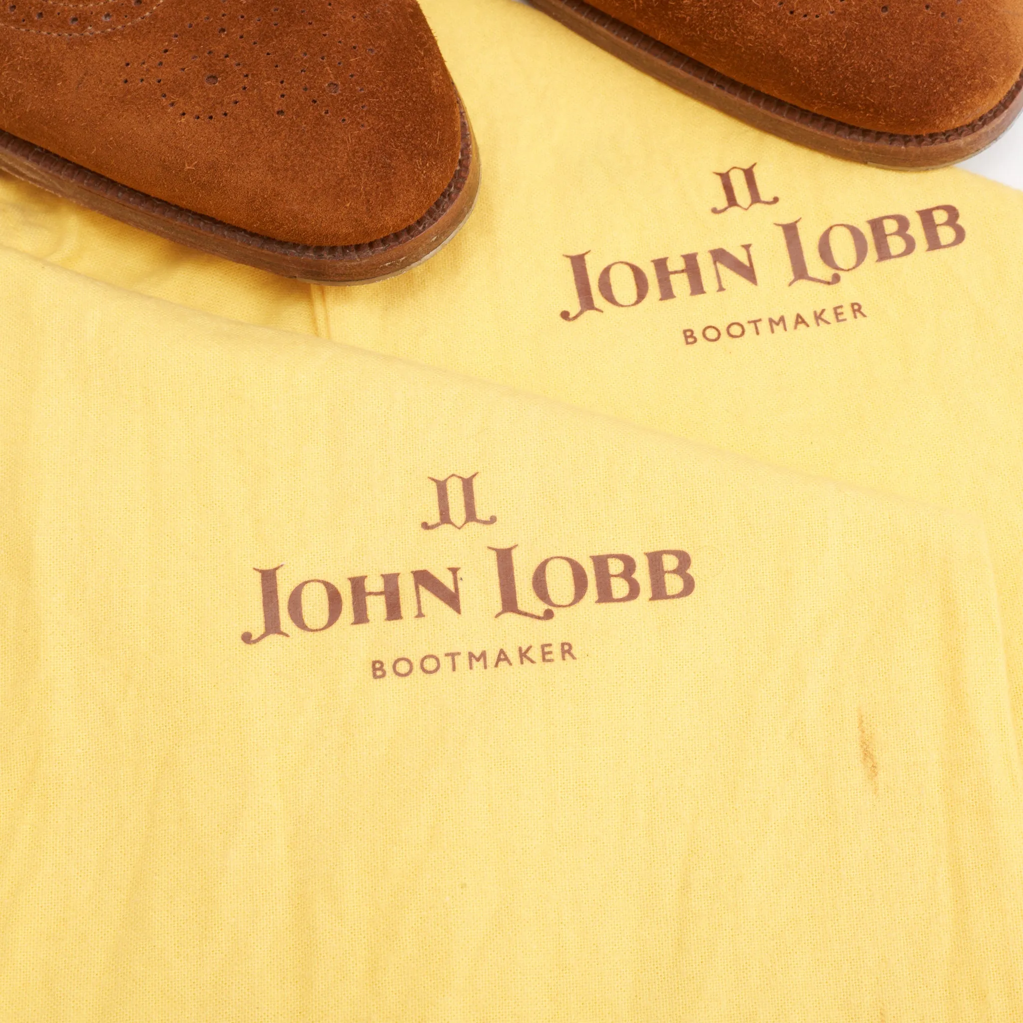 JOHN LOBB By REQUEST "Cavendish" Suede Oxford Shoes UK 6E US 7 Last 7000