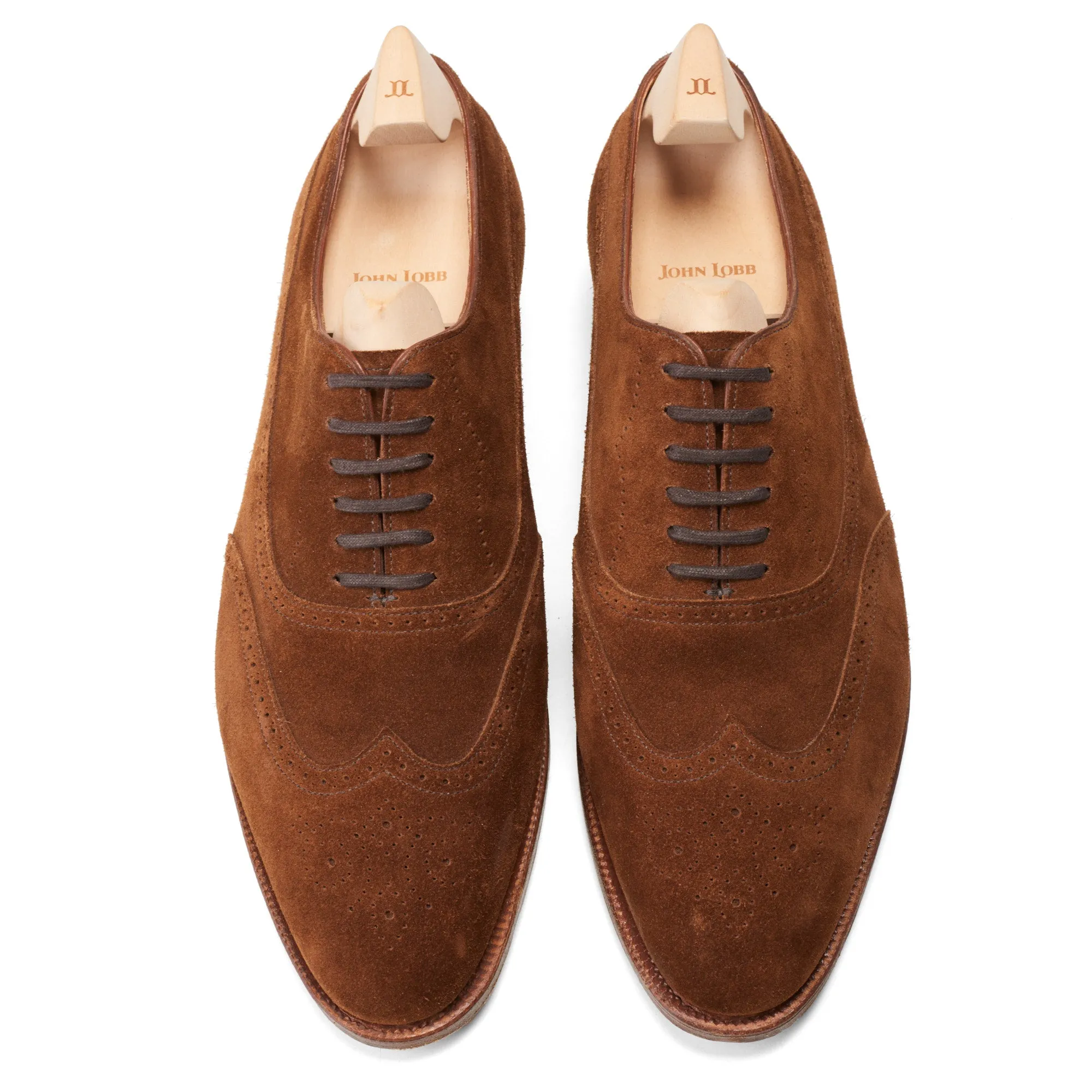 JOHN LOBB By REQUEST "Cavendish" Suede Oxford Shoes UK 7.5E US 8.5 Last 7000