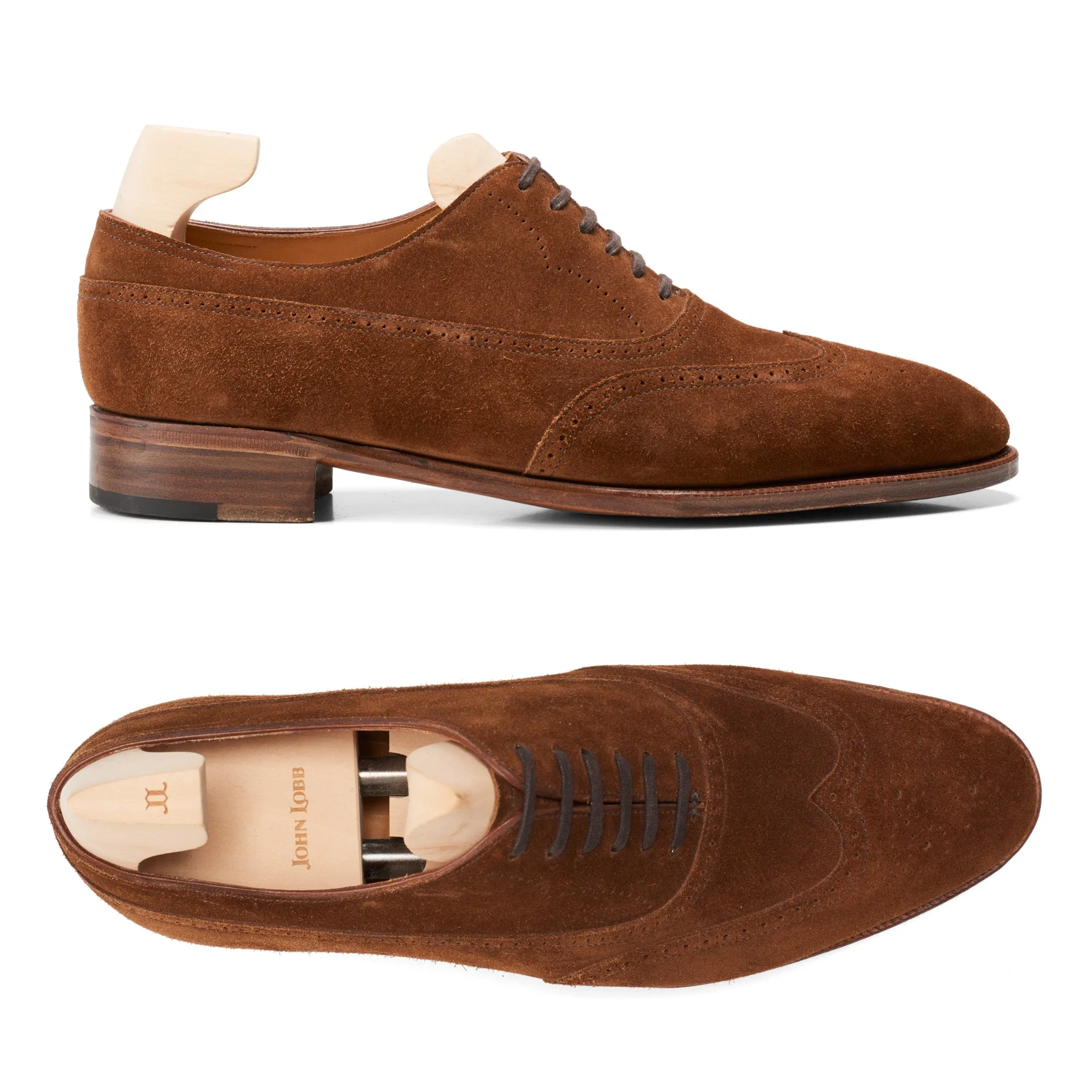 JOHN LOBB By REQUEST "Cavendish" Suede Oxford Shoes UK 7.5E US 8.5 Last 7000