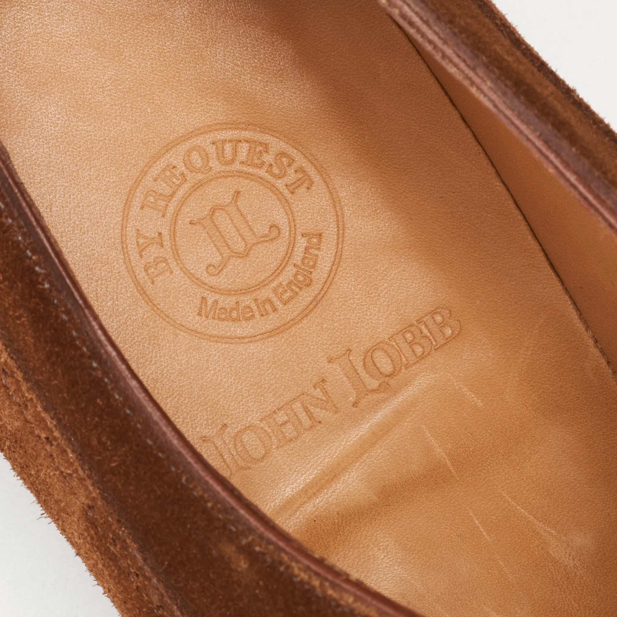 JOHN LOBB By REQUEST "Cavendish" Suede Oxford Shoes UK 7.5E US 8.5 Last 7000