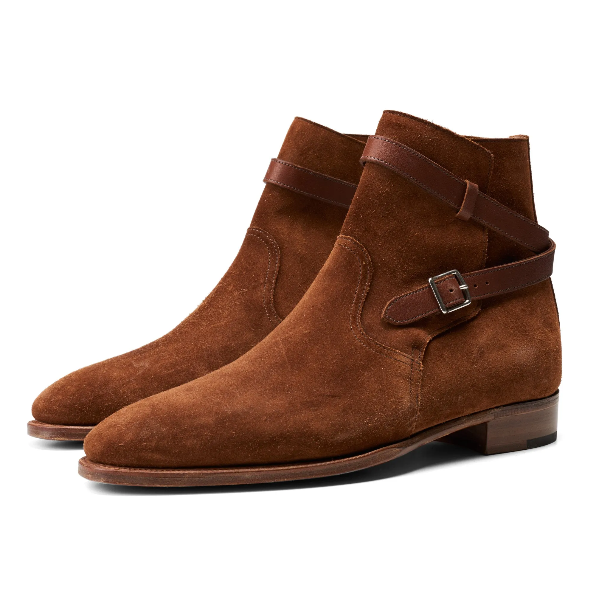 JOHN LOBB By REQUEST "Jodhpur II" Suede Jodhpur Boots UK 7.5E US 8.5 Last 7000B