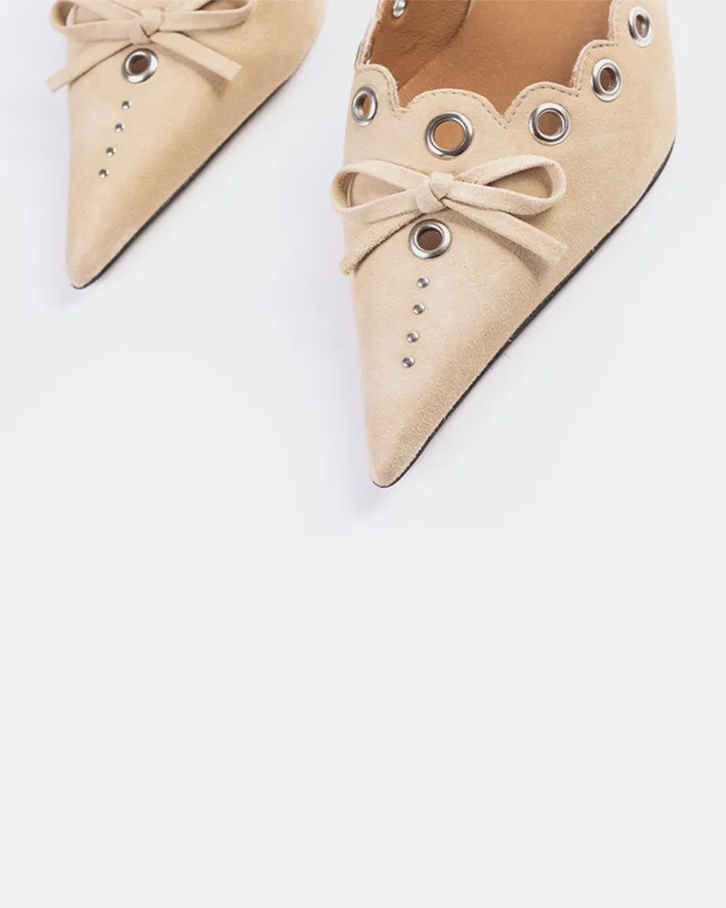 Melba Nude Suede