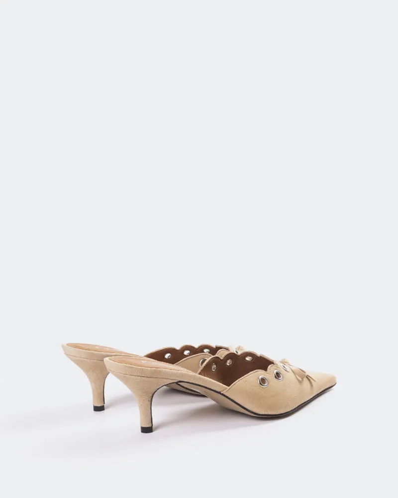 Melba Nude Suede