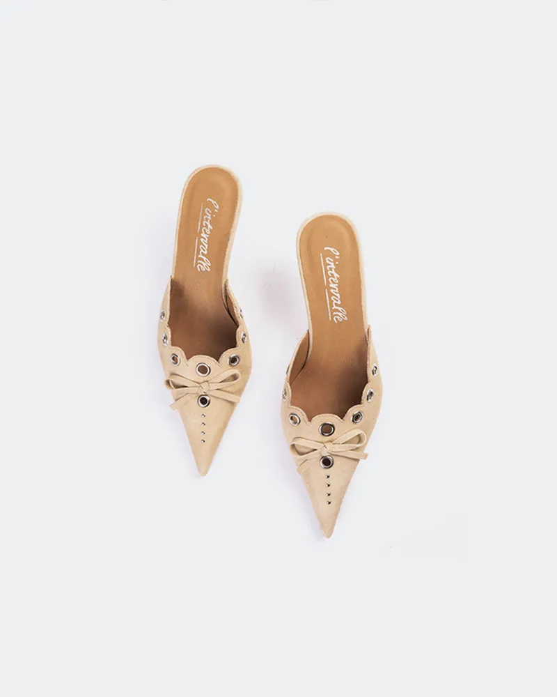 Melba Nude Suede