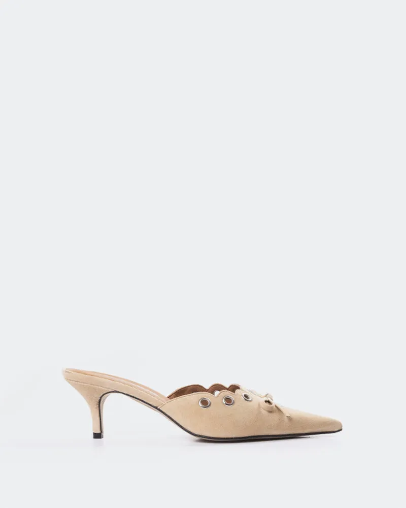Melba Nude Suede