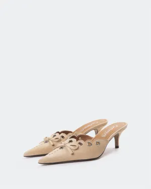 Melba Nude Suede