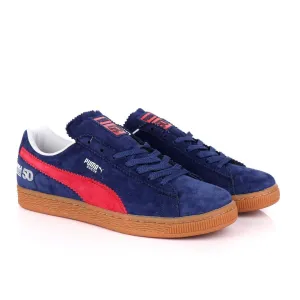 Puma x Michael Lau Suede Classic Navyblue and Red