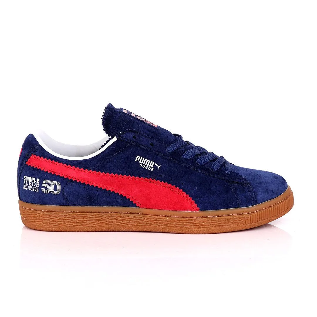 Puma x Michael Lau Suede Classic Navyblue and Red