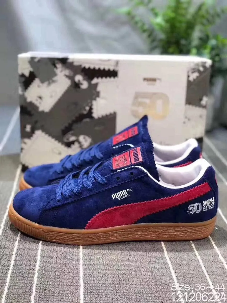 Puma x Michael Lau Suede Classic Navyblue and Red