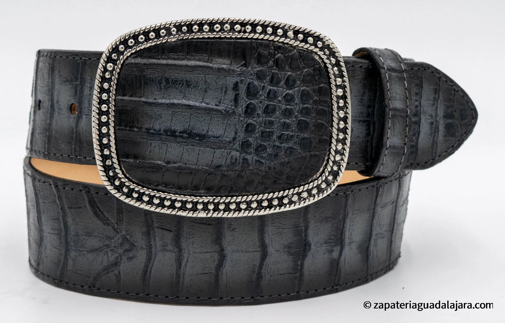 Q798209 Dubai Caiman Belly Print Faded Gray