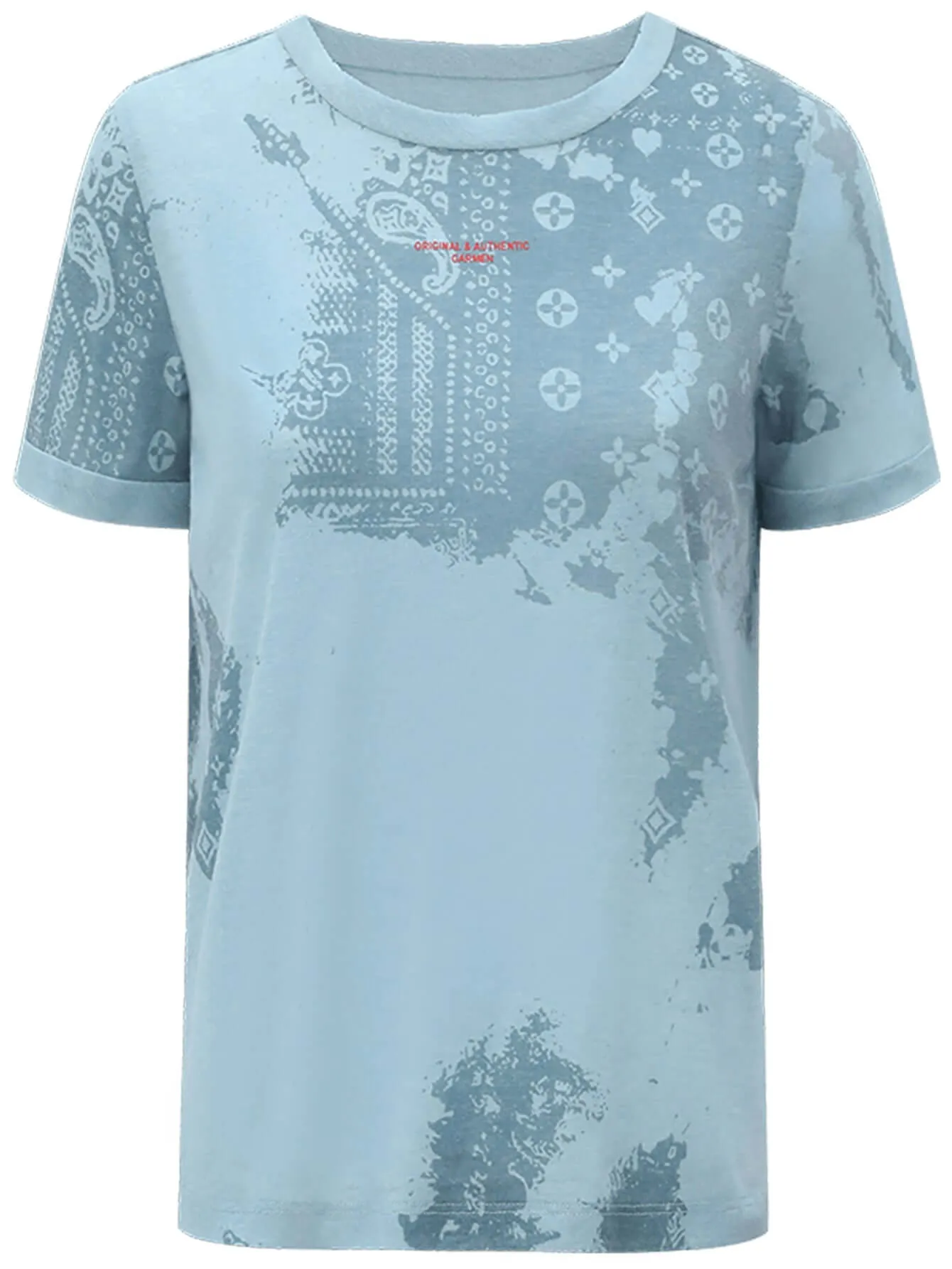Sky Blue Skin-Friendly Short-Sleeve Tee
