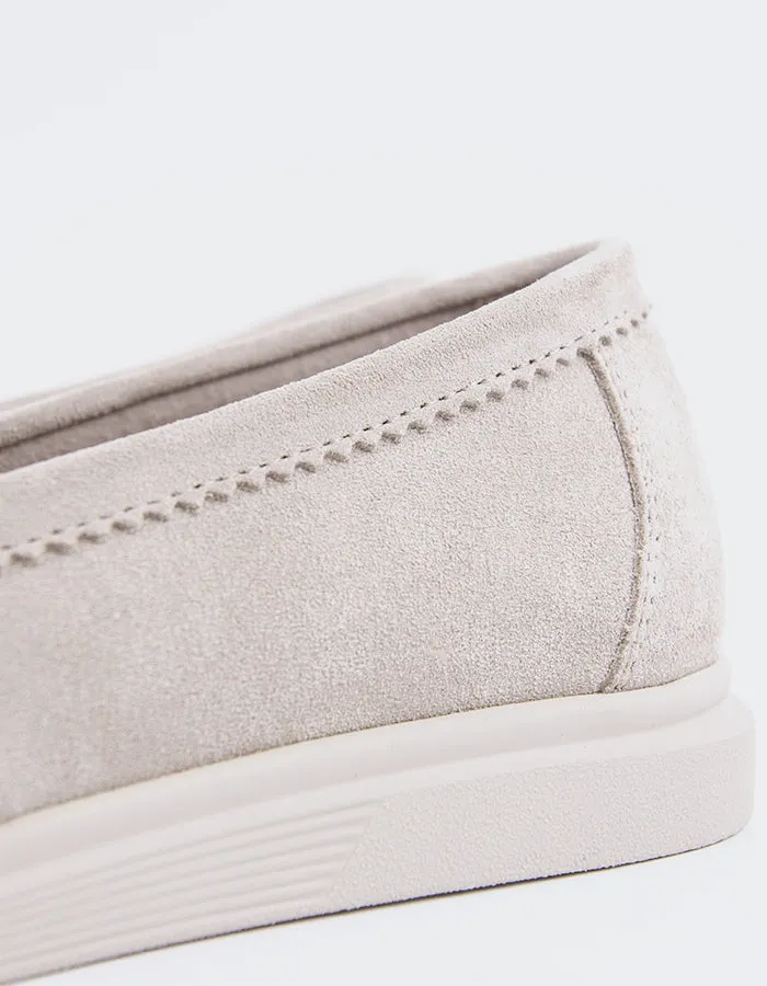 Sperry Taupe Suede