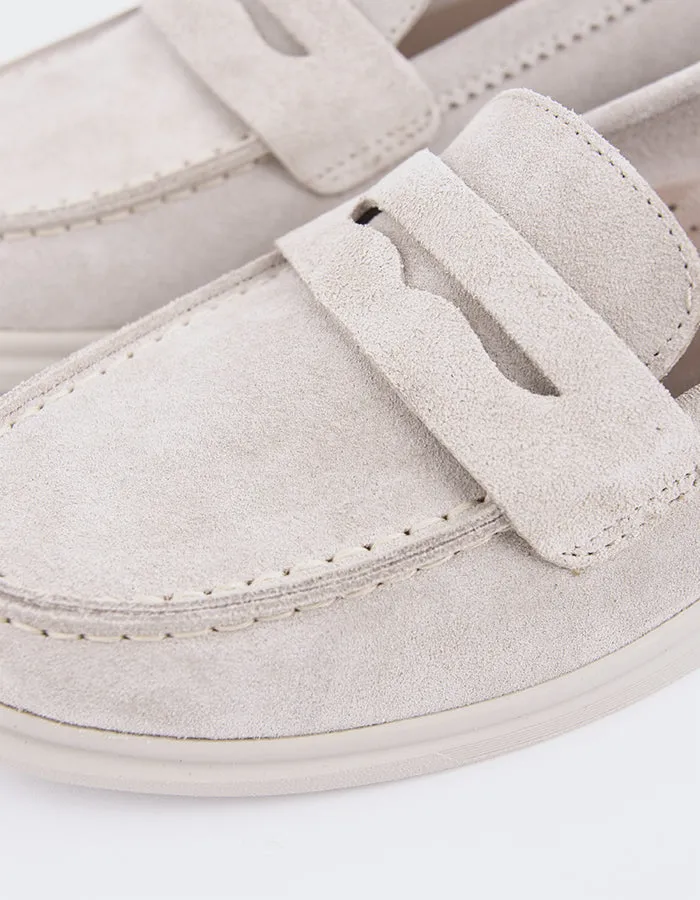 Sperry Taupe Suede