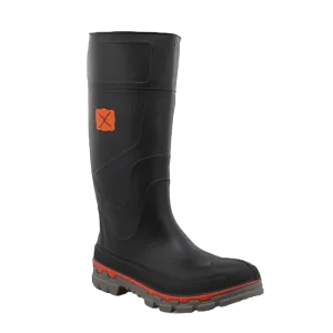 Twisted X® Men's 14" Steel Toe Waterproof Black Mud Boots MWBS002