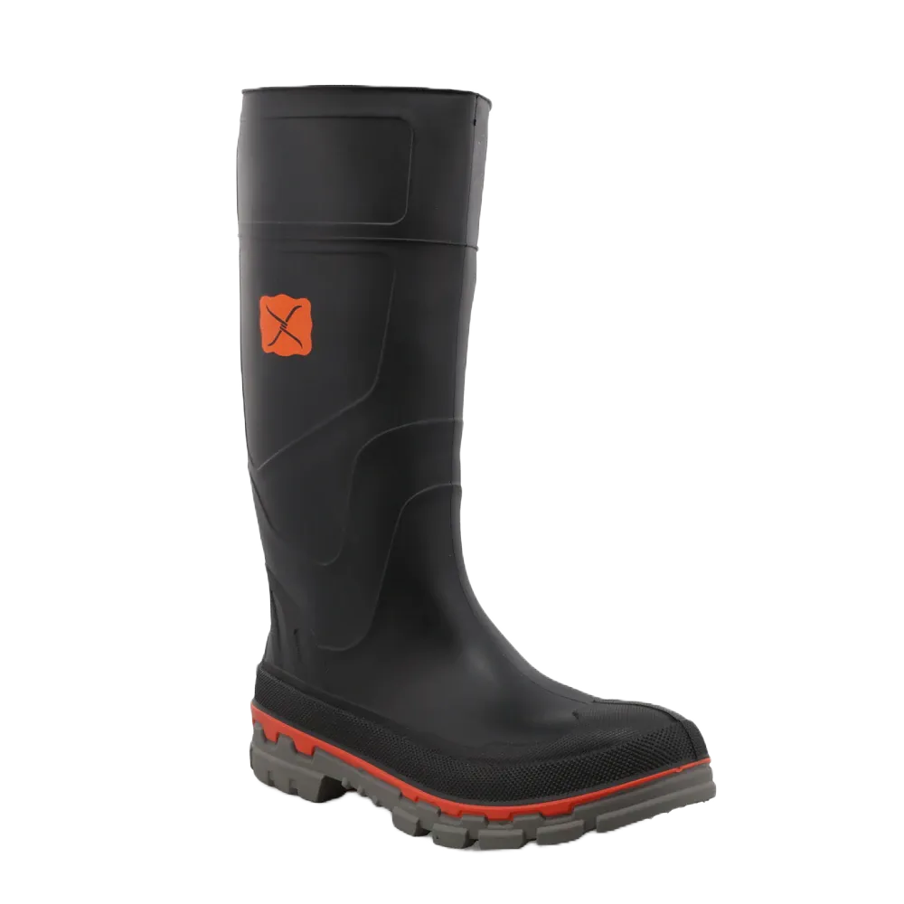 Twisted X® Men's 14" Steel Toe Waterproof Black Mud Boots MWBS002